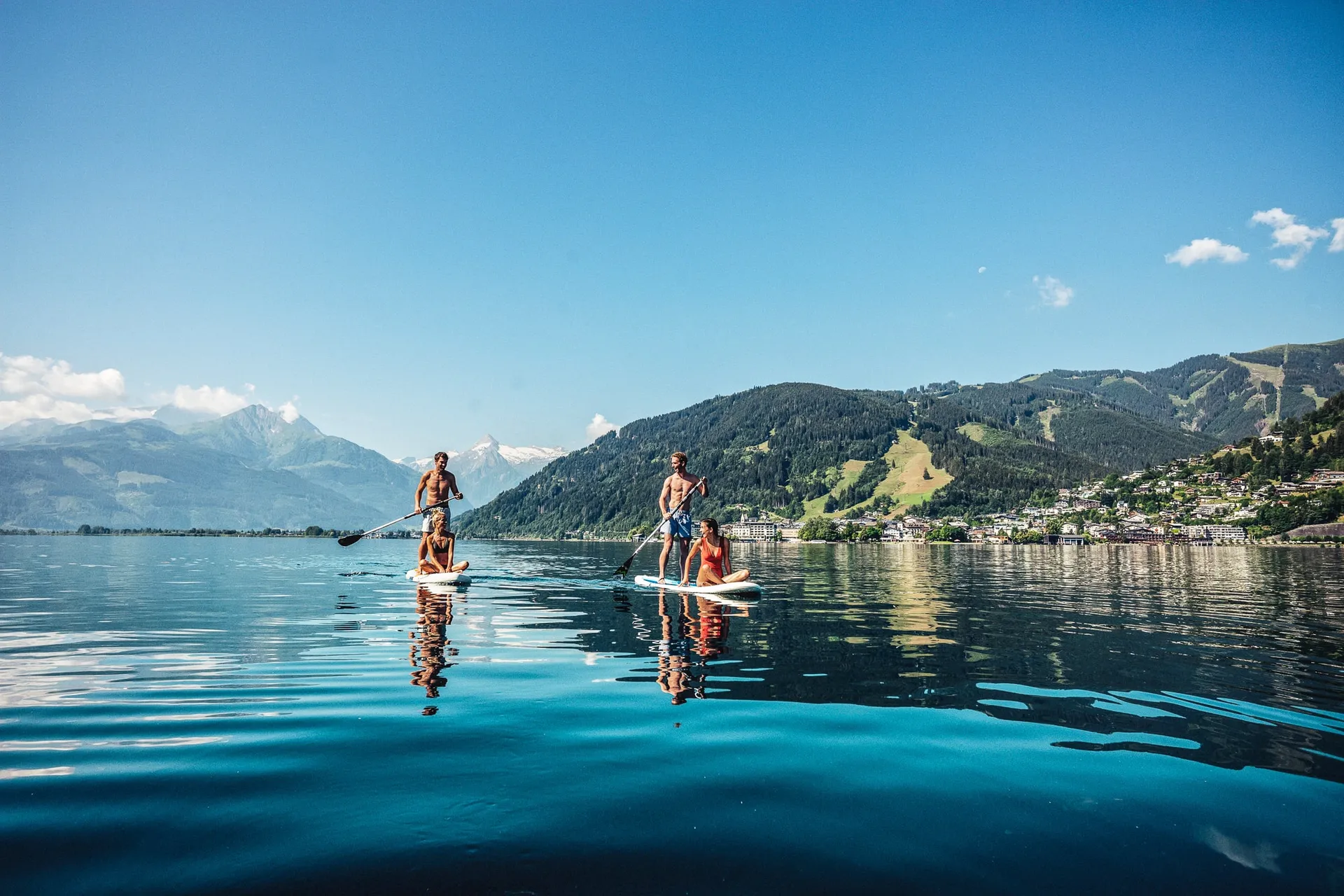Stand-up-Paddeln auf dem Zeller See