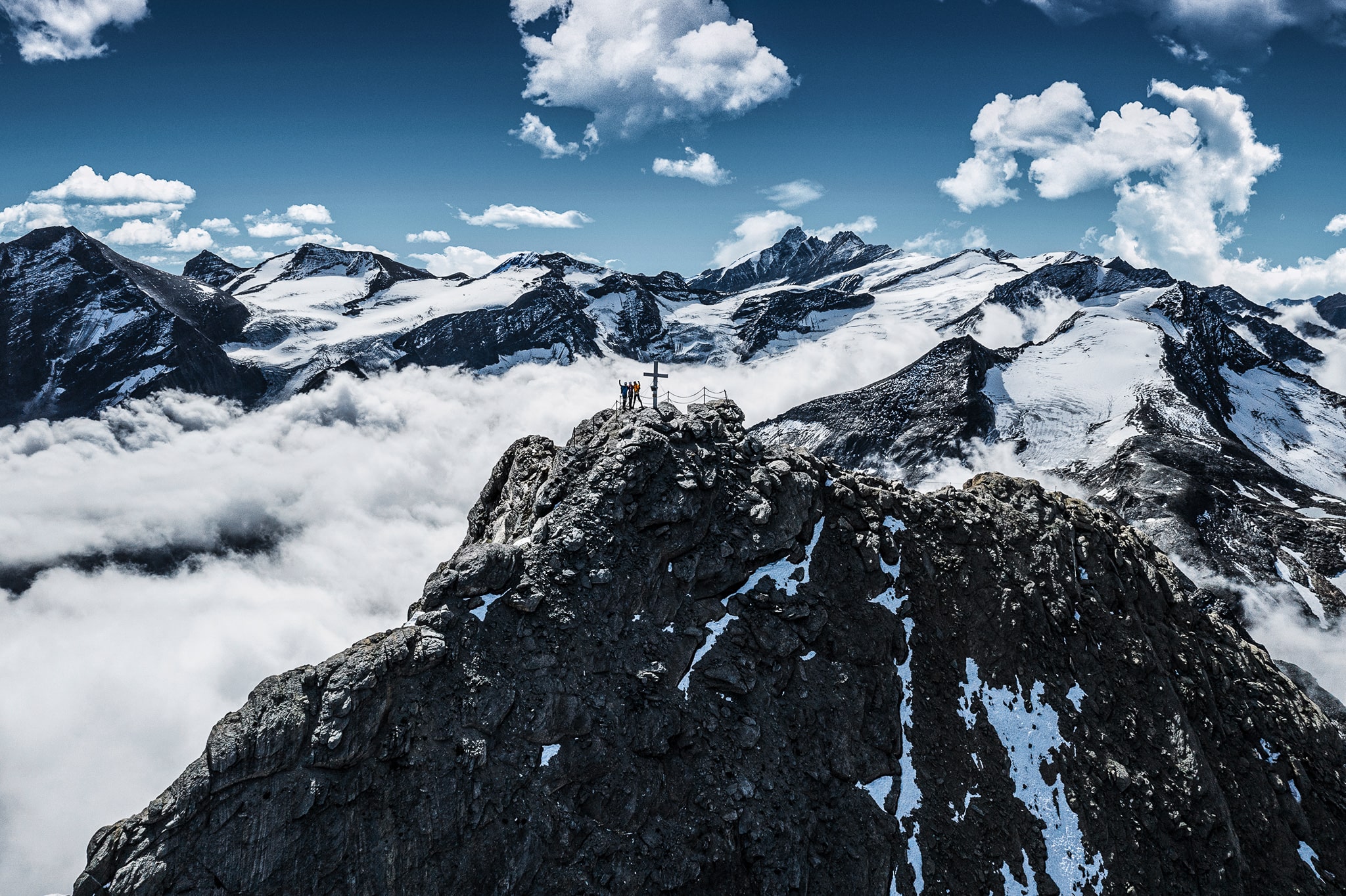 mountains in zell am see